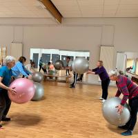 Gym douce sur ballon novembre 2024