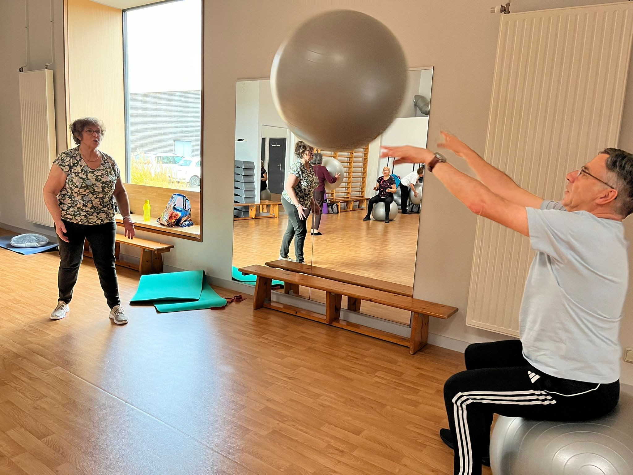 Gym douce sur ballon novembre 2024