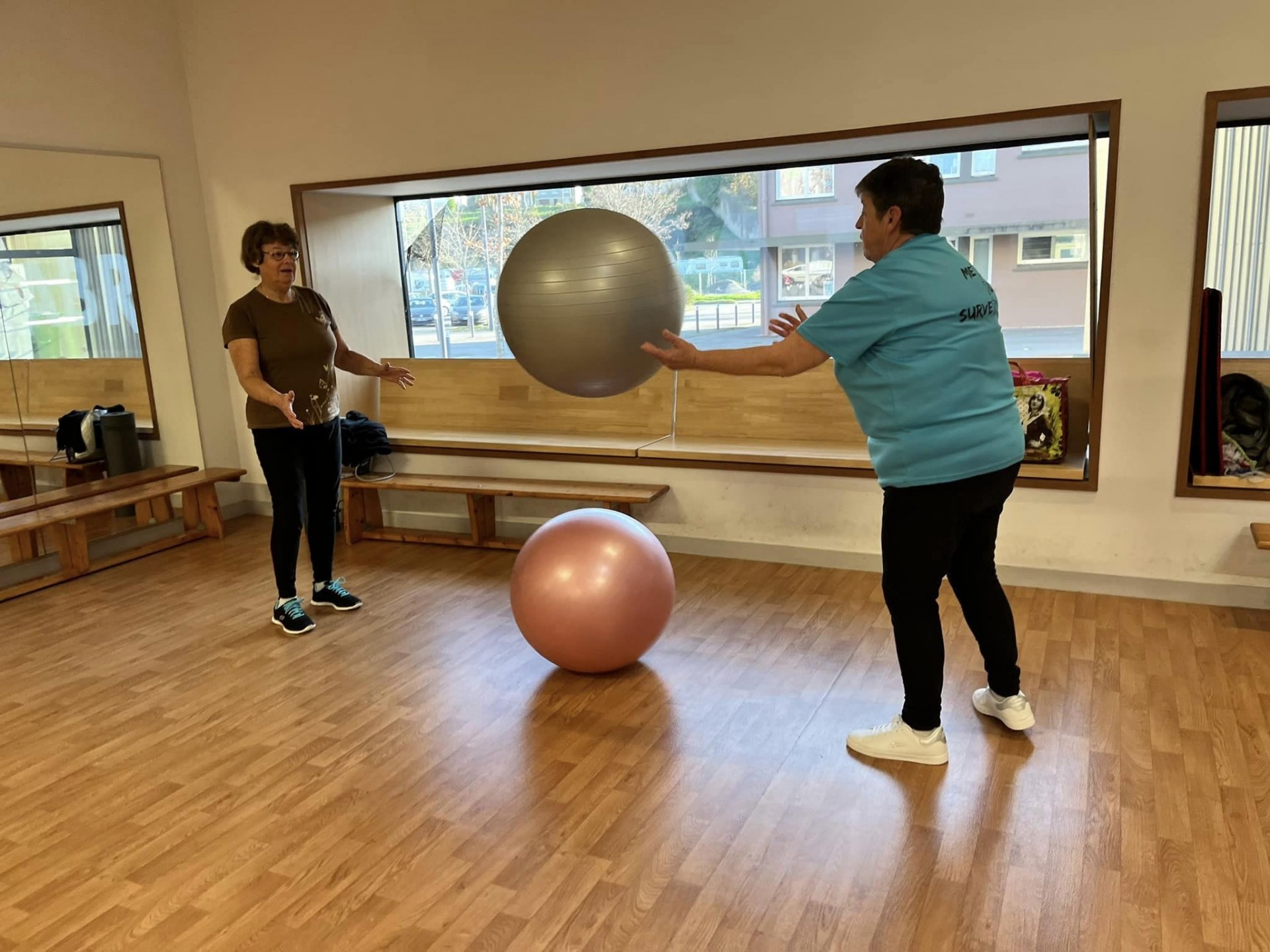 Gym douce avec ballon