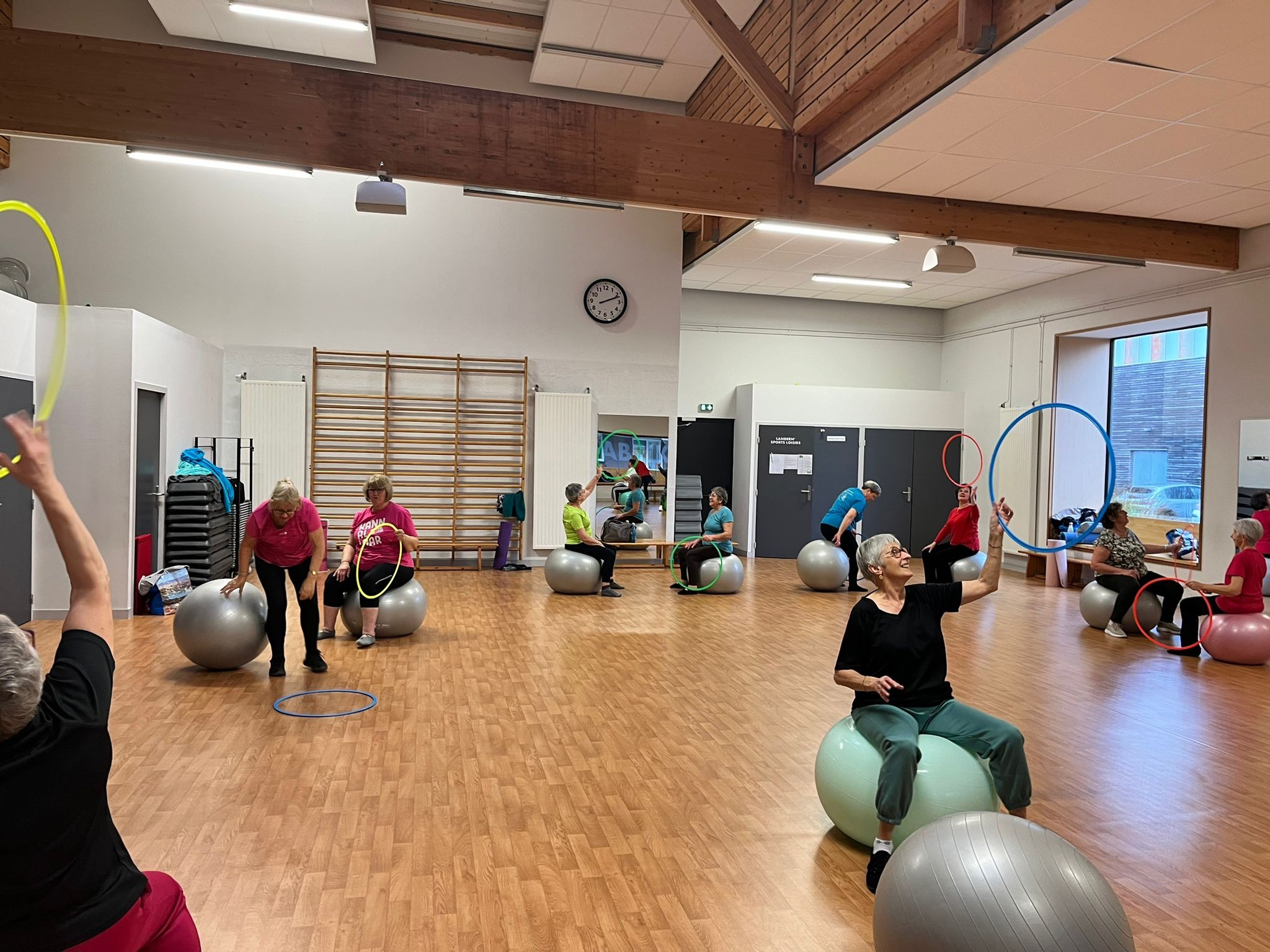 Gym douce sur ballon novembre 2024