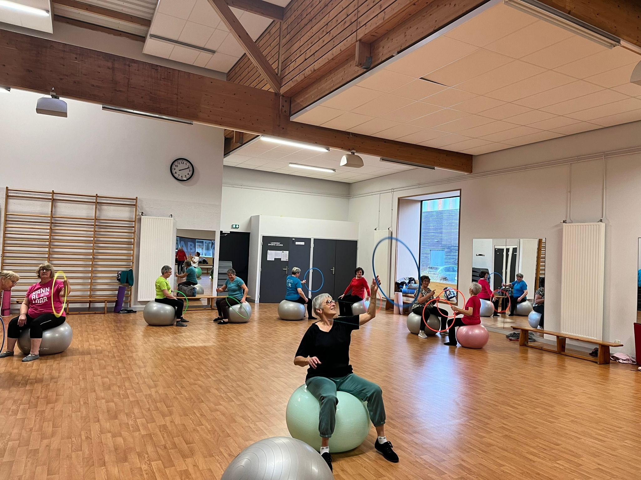 Gym douce sur ballon novembre 2024